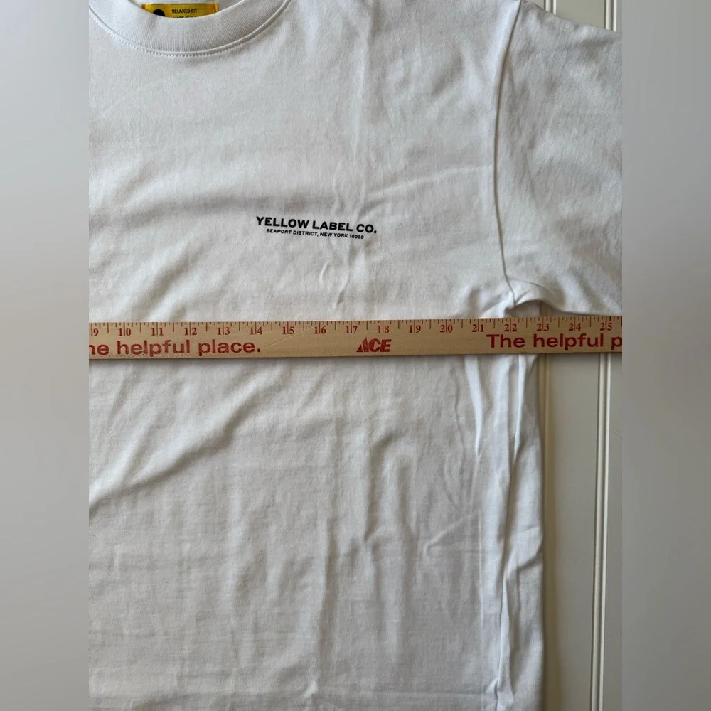Yellow Label Co. Essentials T-Shirt - White - Size Large - Picture 4 of 8